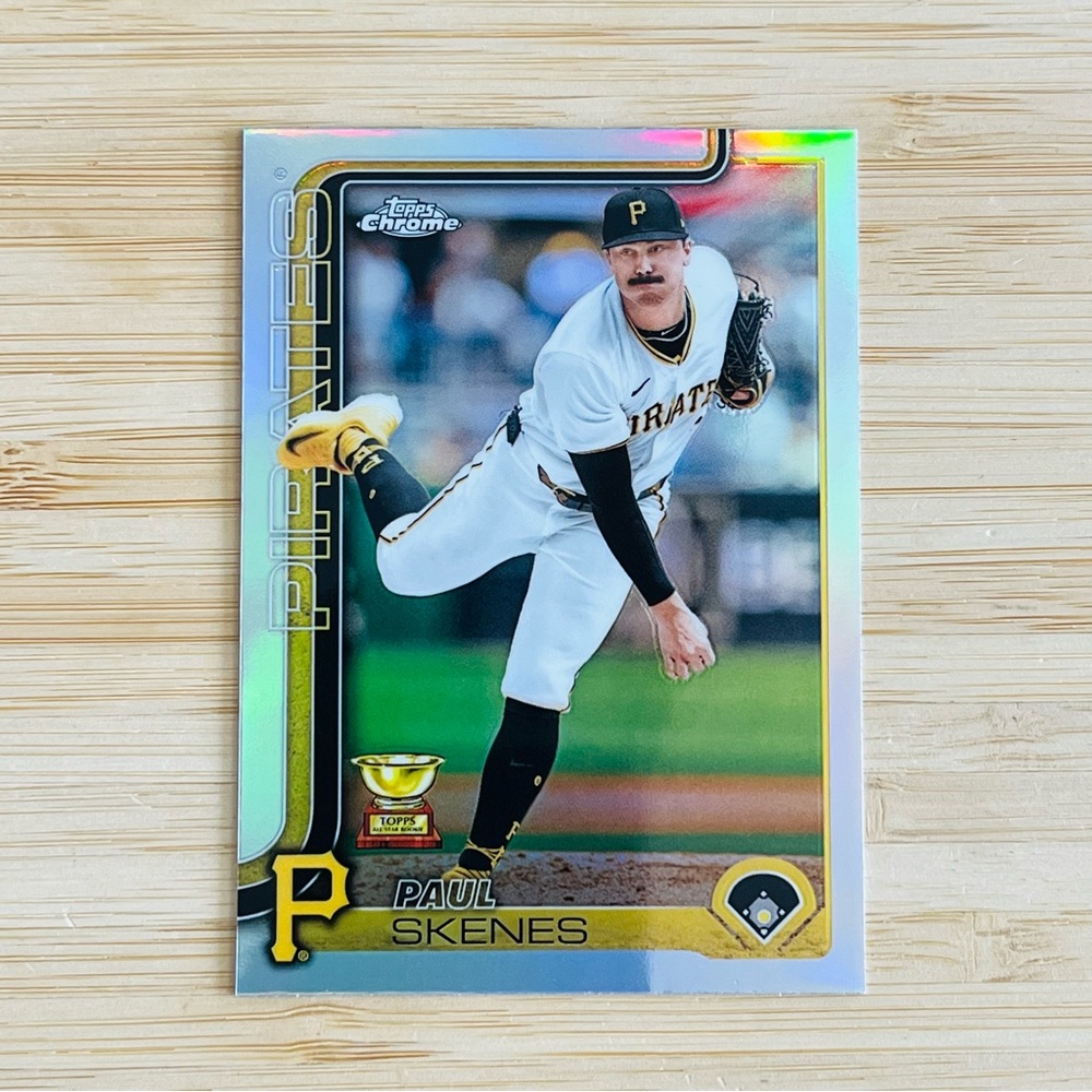 PAUL SKENES 2025 Topps Chrome Refractor All-Star Rookie Cup